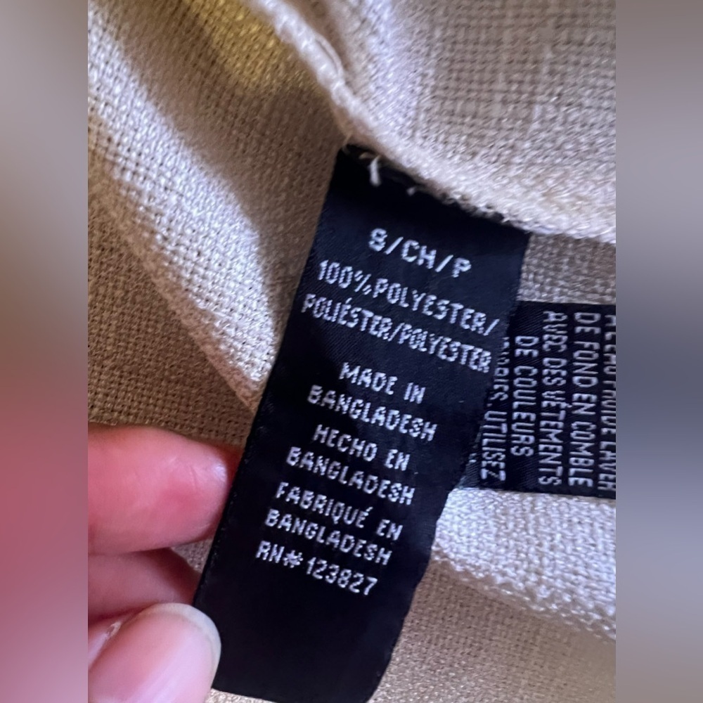 Malibu Beach Club By Drill Clothing Button Up Men’s S Beige New Tag Polyester - Picture 10 of 16